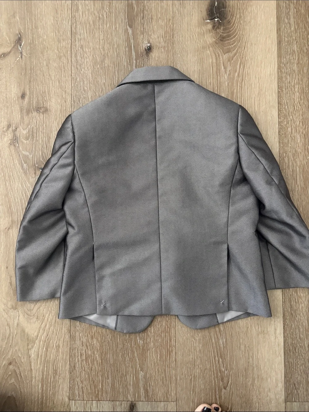 Boys' Silver-Gray three- Piece Suit Jacket & Trousers